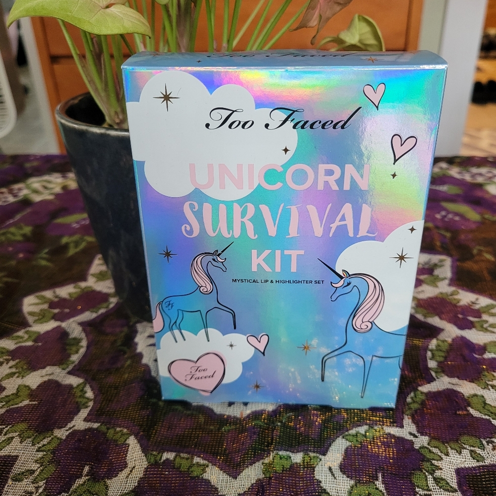 NEW Too Faced Unicorn Survival Kit